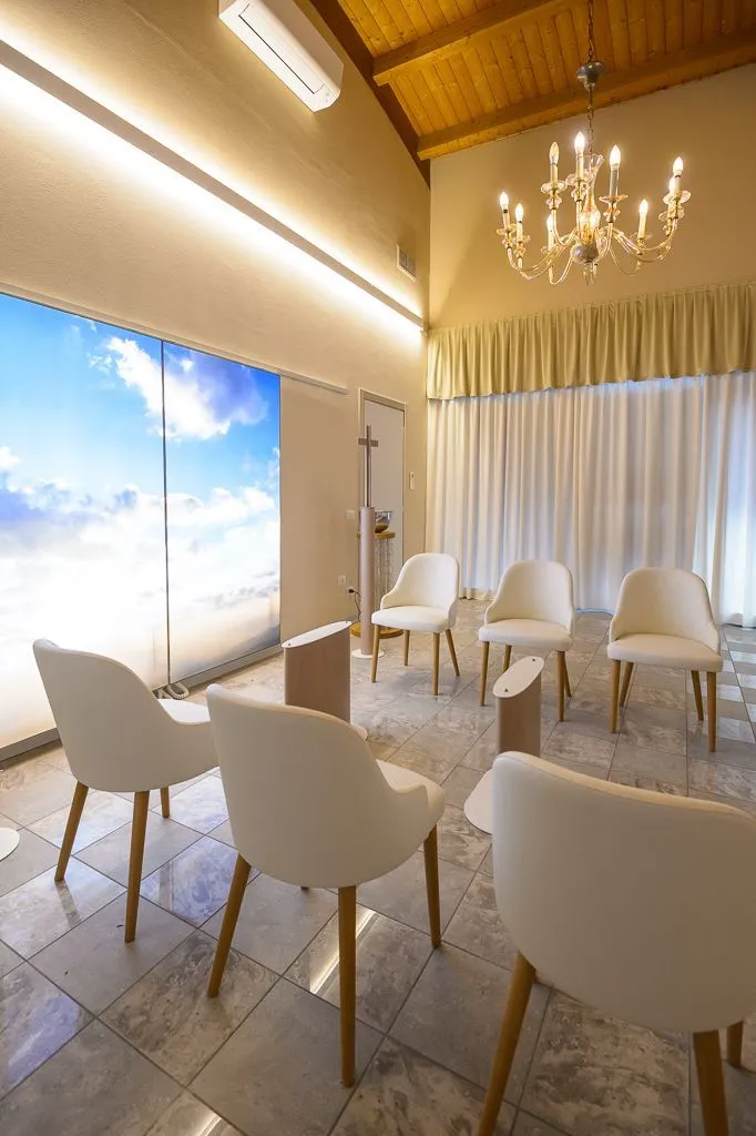 Interno della Casa Funeraria